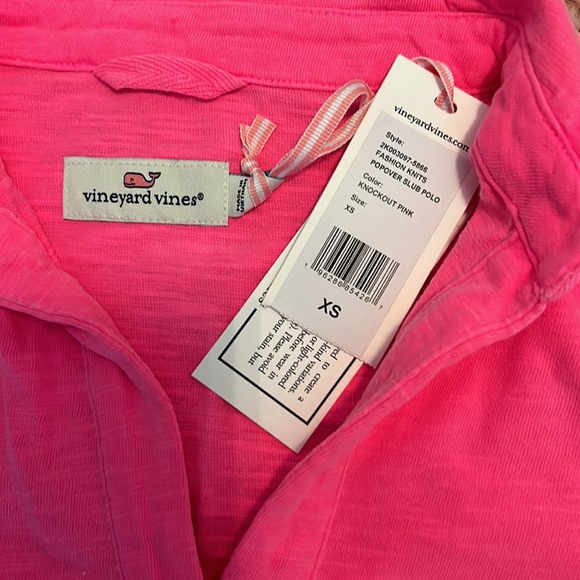 vineyard vines pink polo short sleeve - Picture 5 of 8